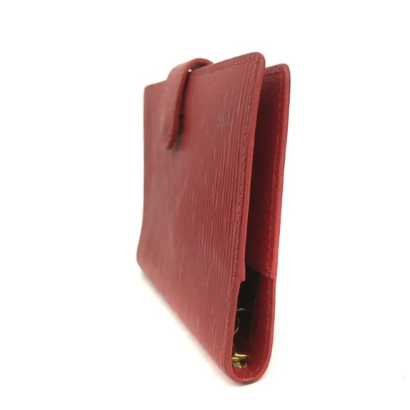 Authentic Louis Vuitton Red Leather Epi Agenda PM - Picture 2 of 8